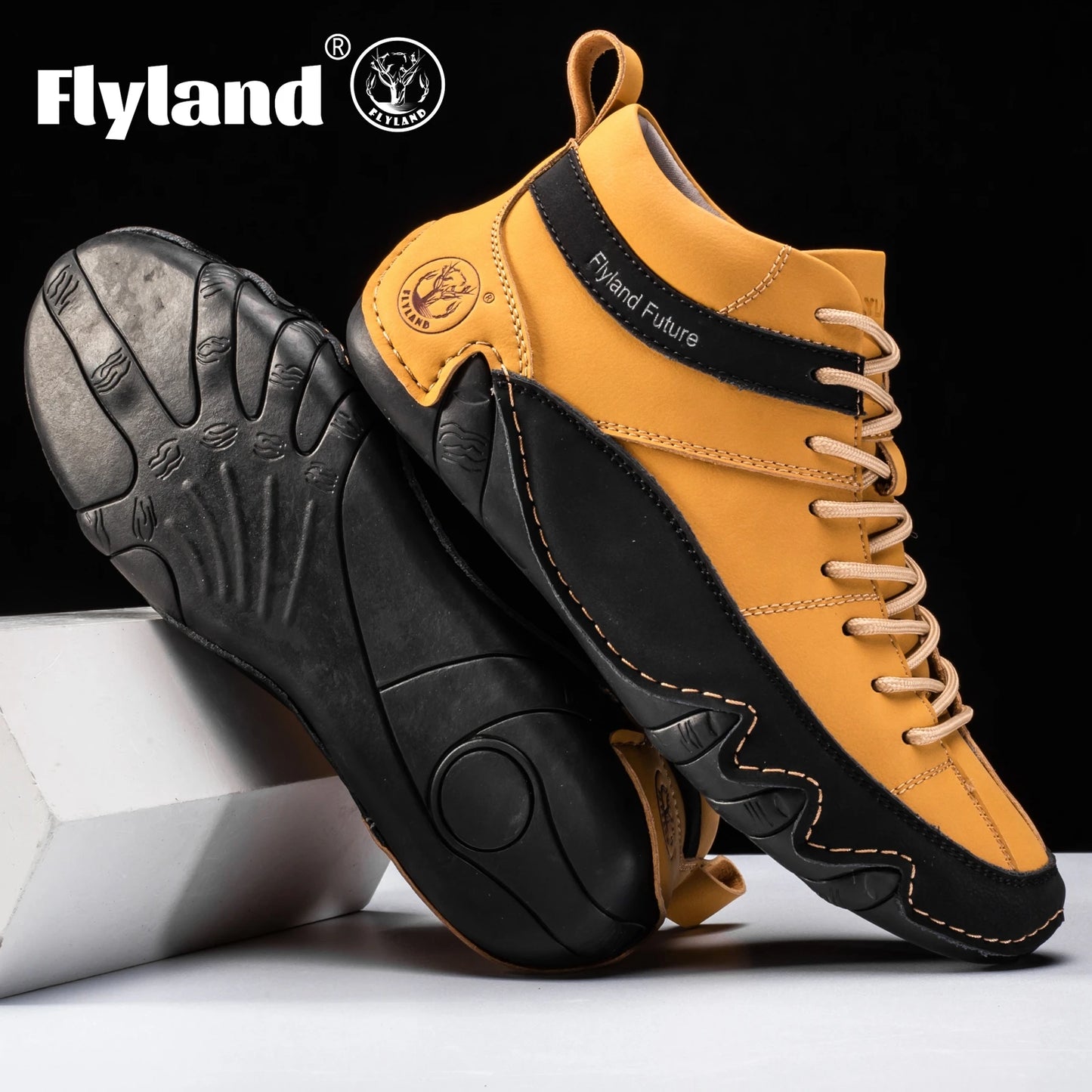 Men's Vintage Dress Boots for Daily Casual Office Wear