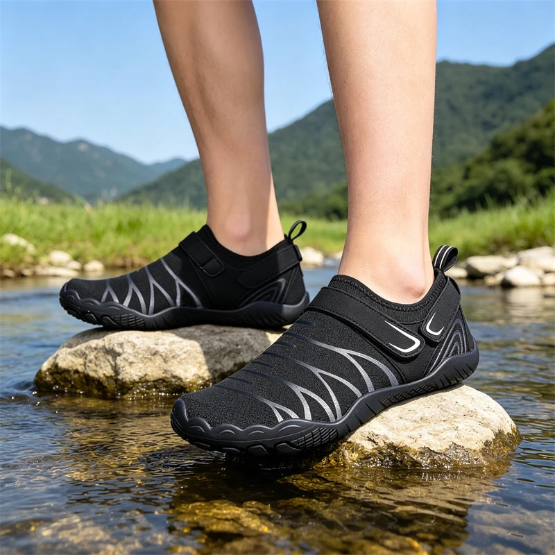 Men Lightweight Barefoot Water Shoes For Beach Swimming