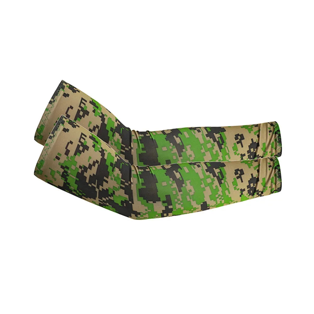 Unisex Cooling UV Arm Sleeves For Sports Running Fishing