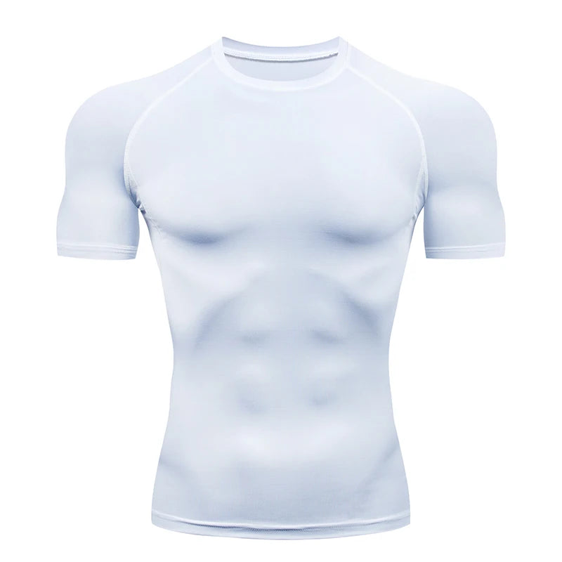 Quick Dry Compression T Shirt For Sports And Gym Wear