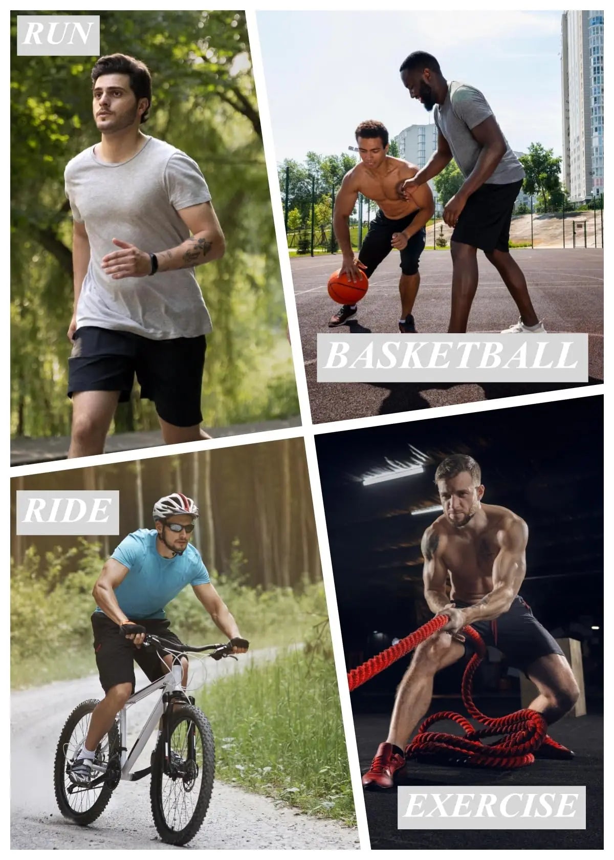 Men's Basketball Shorts Quick Dry With Pockets Loose Fit For Summer Running