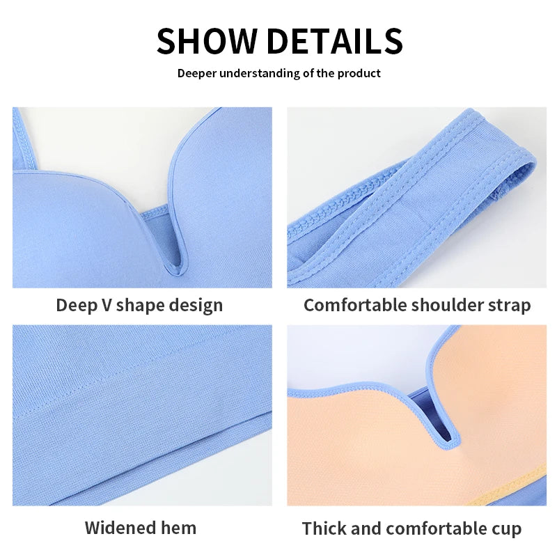 Women Padded Seamless Sports Bra For Workout