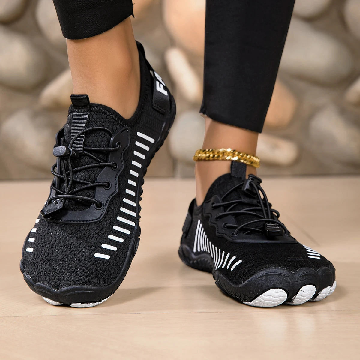 Lightweight Barefoot Aqua Shoes Quick Dry Mesh Non Slip Design