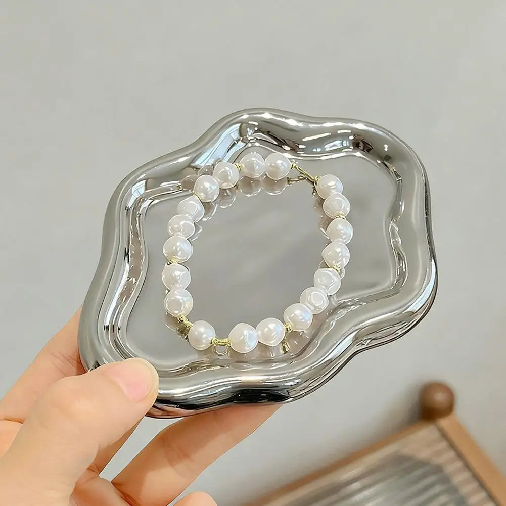 Cloud Shape Jewelry Storage Tray Plastic Display Plate