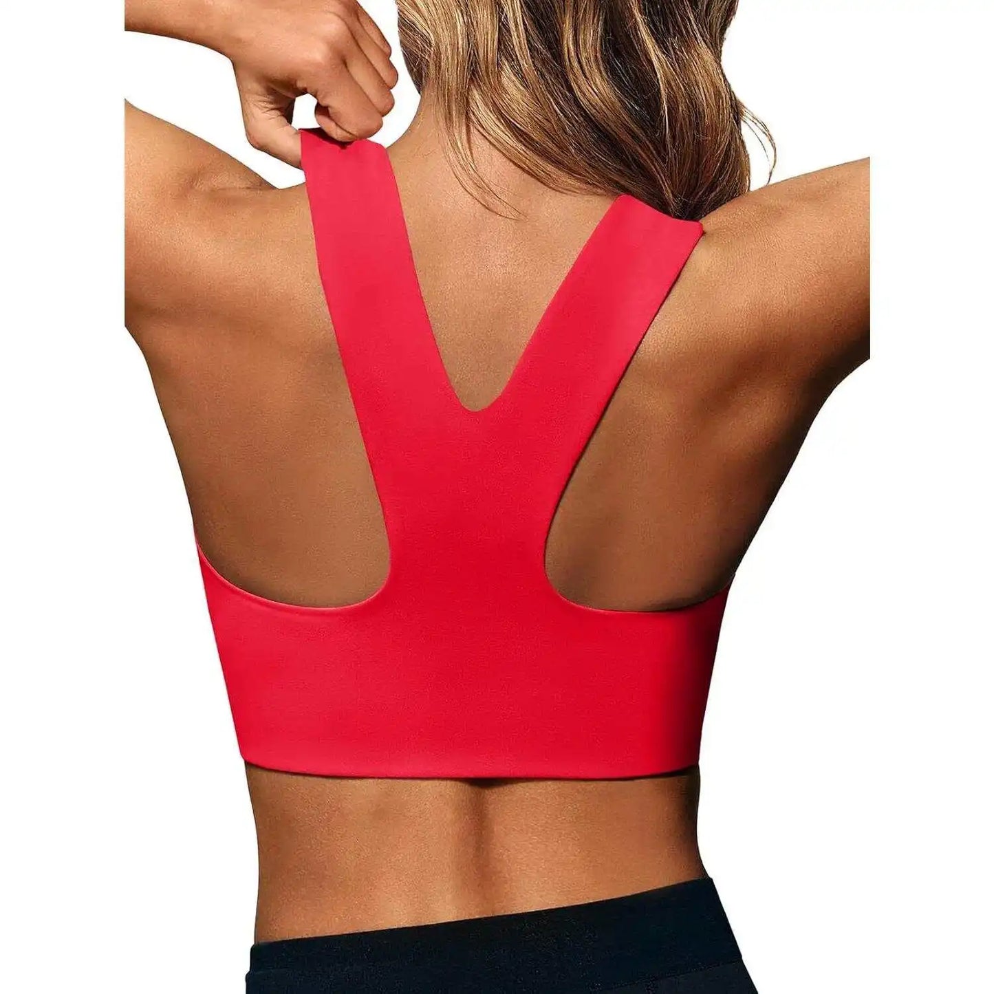 Women Seamless Sports Bra Padded Longline Yoga Crop Top