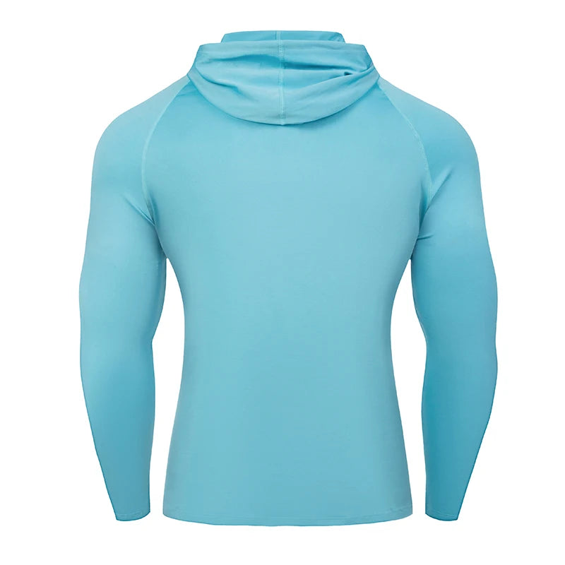 Women's Hooded Long Sleeve Running T Shirt Polyester Gym Activewear