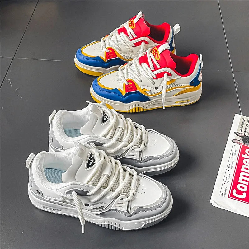 Men's Casual Retro Platform Shoes For All Seasons Daily Wear