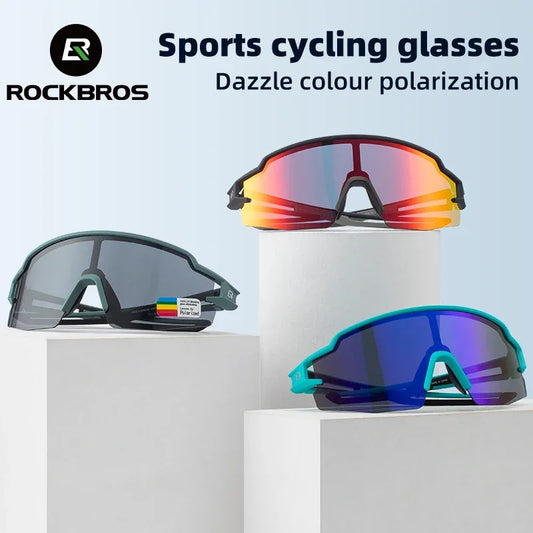 ROCKBROS UV400 Polarized Bike Glasses for Cycling and Fishing