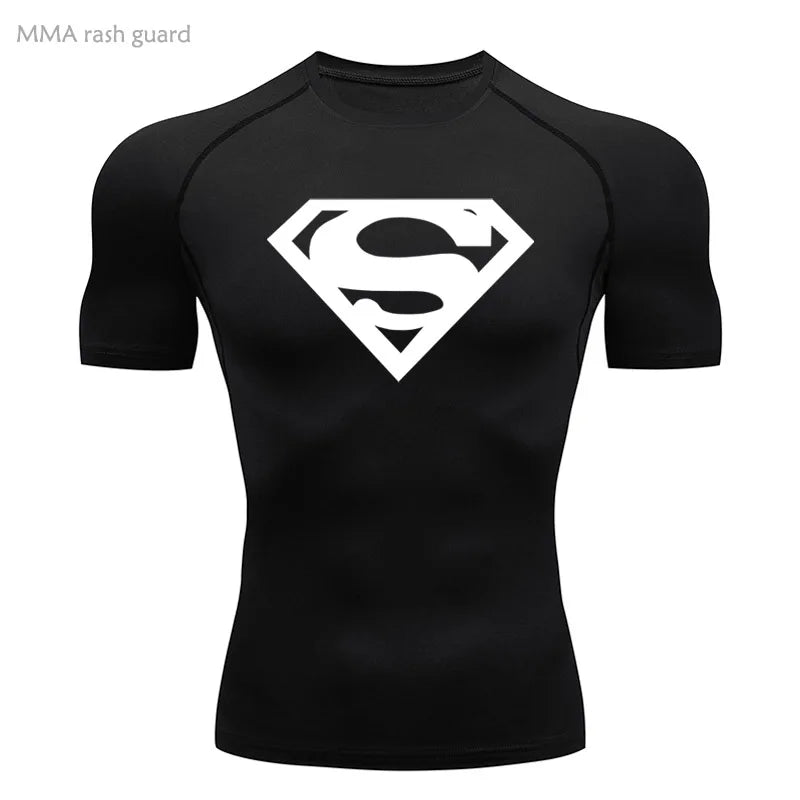 Unisex Quick Dry Compression Shirt For Fitness And Training