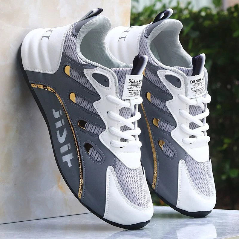 Mens Outdoor Running Sneakers With Thick Soles For Daily Wear