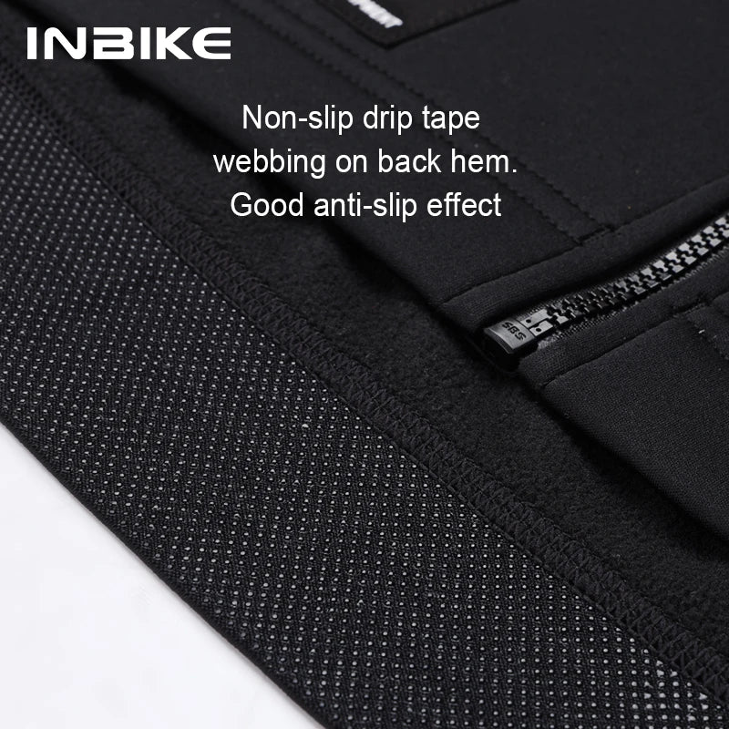 INBIKE Men's Thermal Windproof Cycling Jacket With Breathable Soft Shell