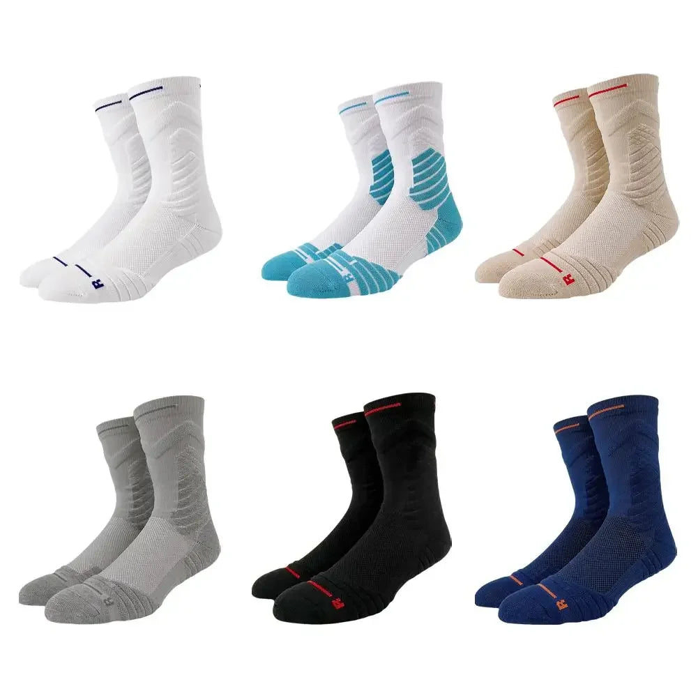 Basketball Socks Non Slip Ankle Protection Thickened Towel Bottom Training
