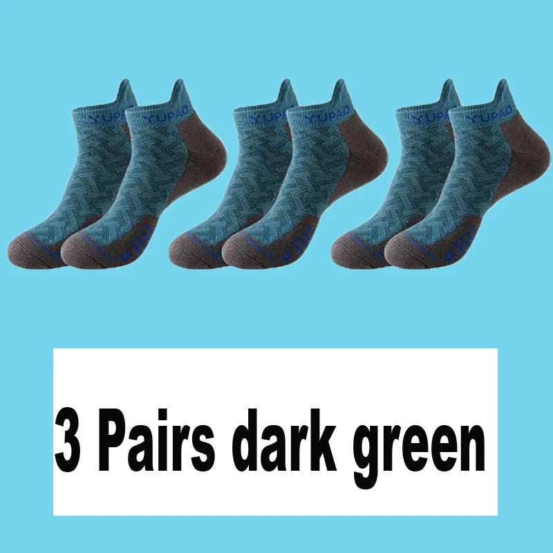 Men's Quick Dry Ankle Socks 2/3/5 Pairs For Running