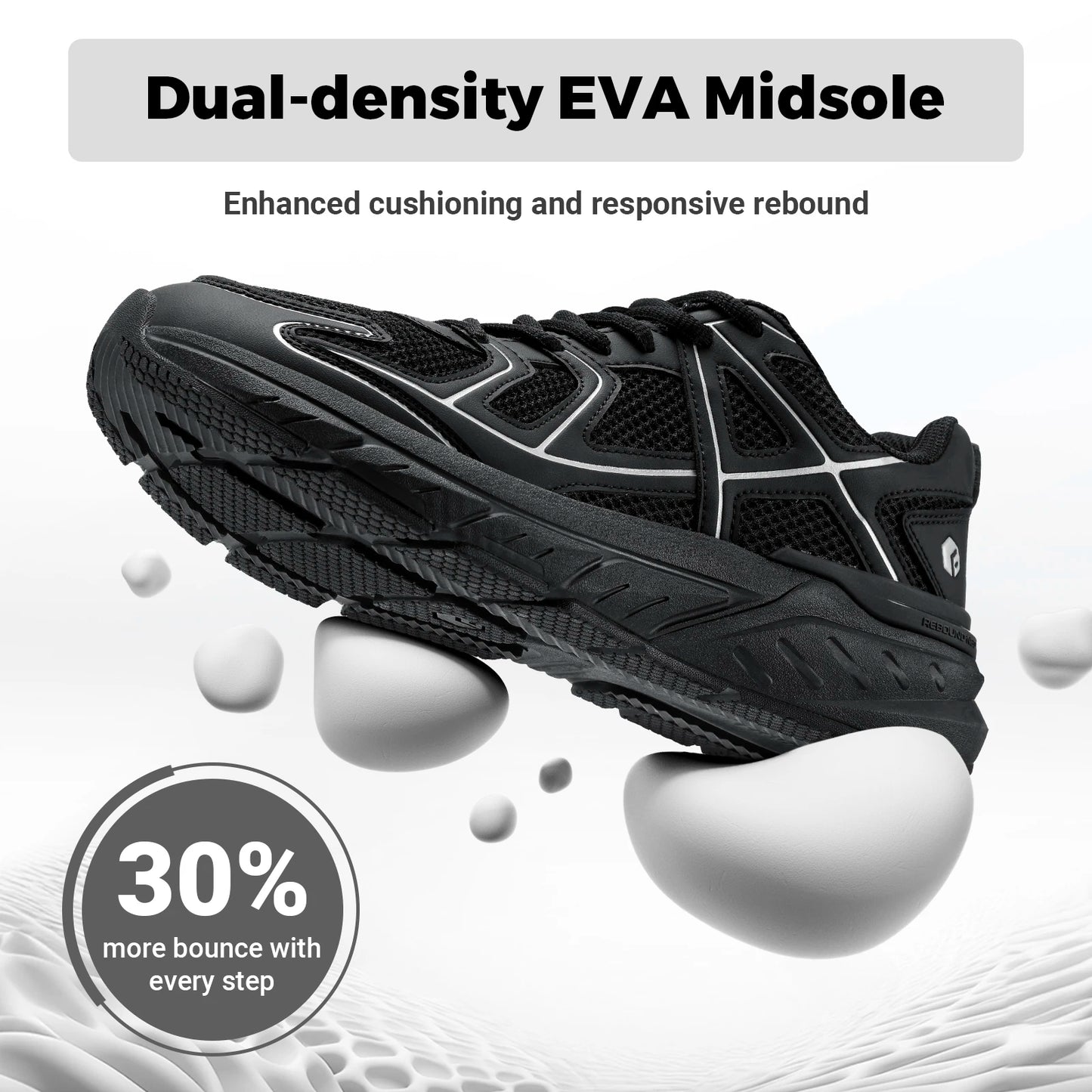 Fitville Newest Men Wide Width Cushioned Walking Shoes