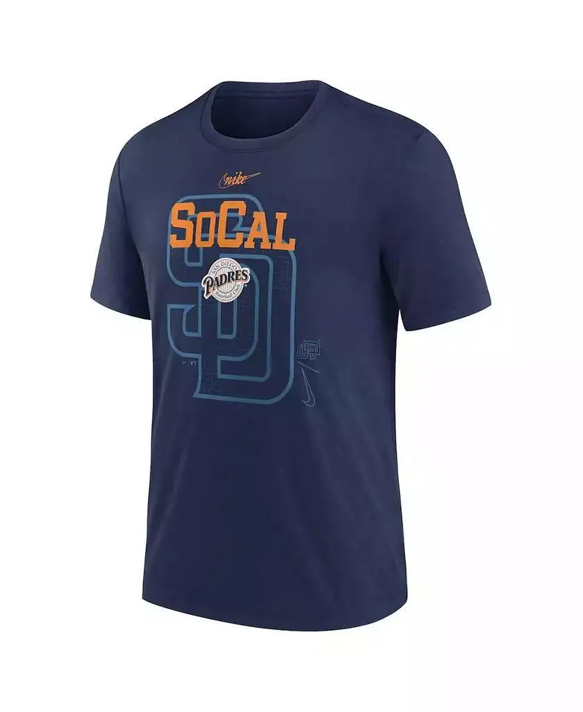 Nike San Diego Padres Rewind Retro Tri Blend T Shirt