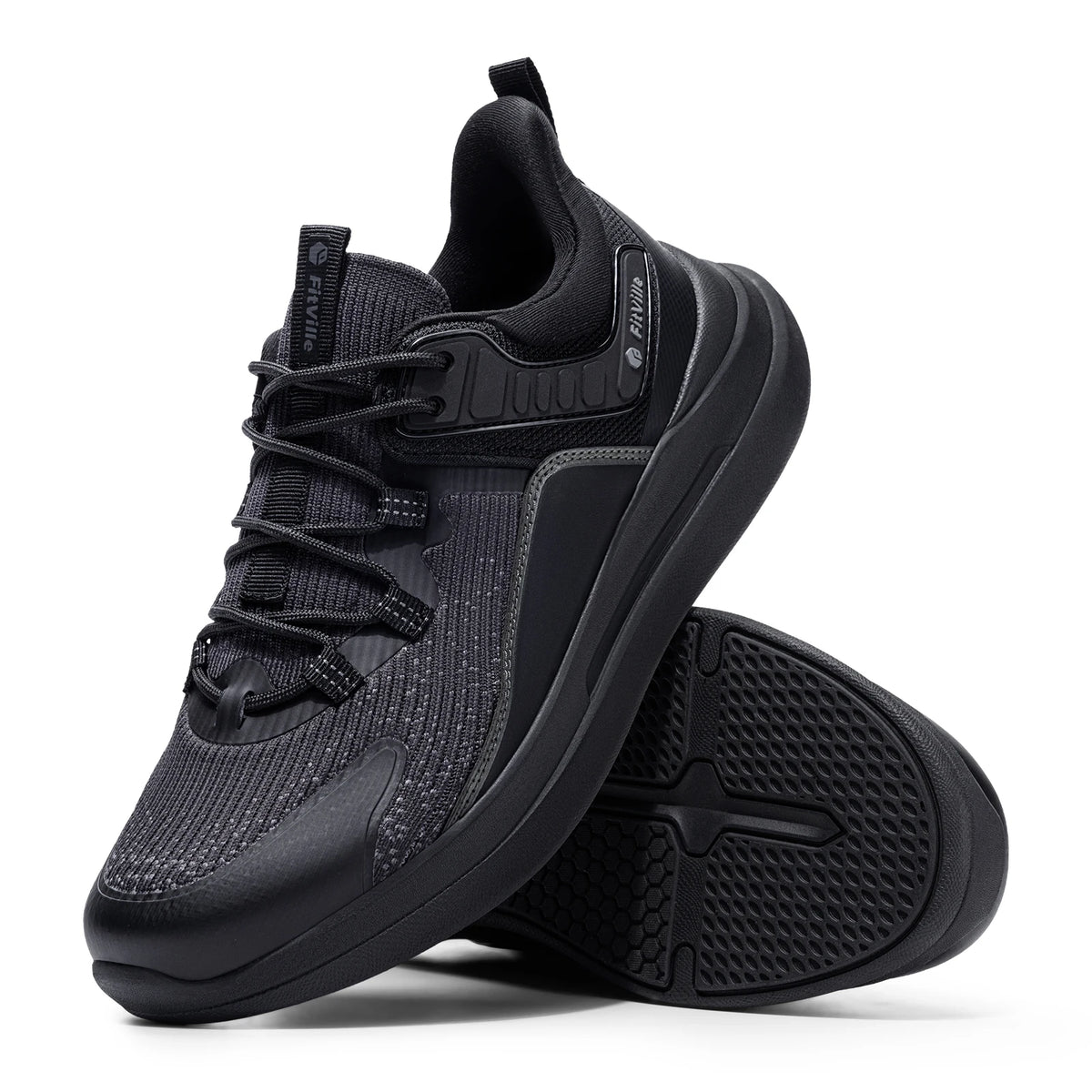 Fitville Men Wide Arch Support Walking Sneakers With Cushion