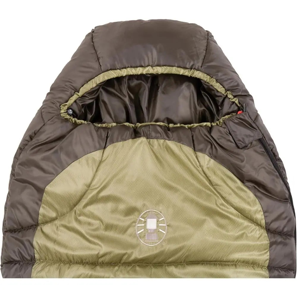 0 Degree Cold Weather Mummy Sleeping Bag NoSnag Zipper Hood