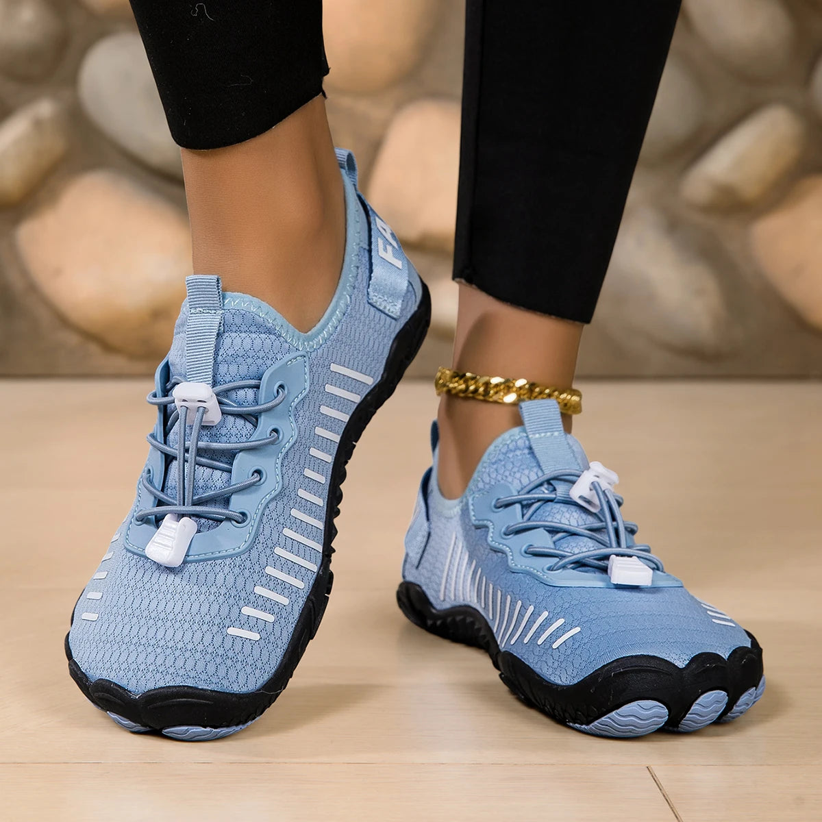 Lightweight Barefoot Aqua Shoes Quick Dry Mesh Non Slip Design