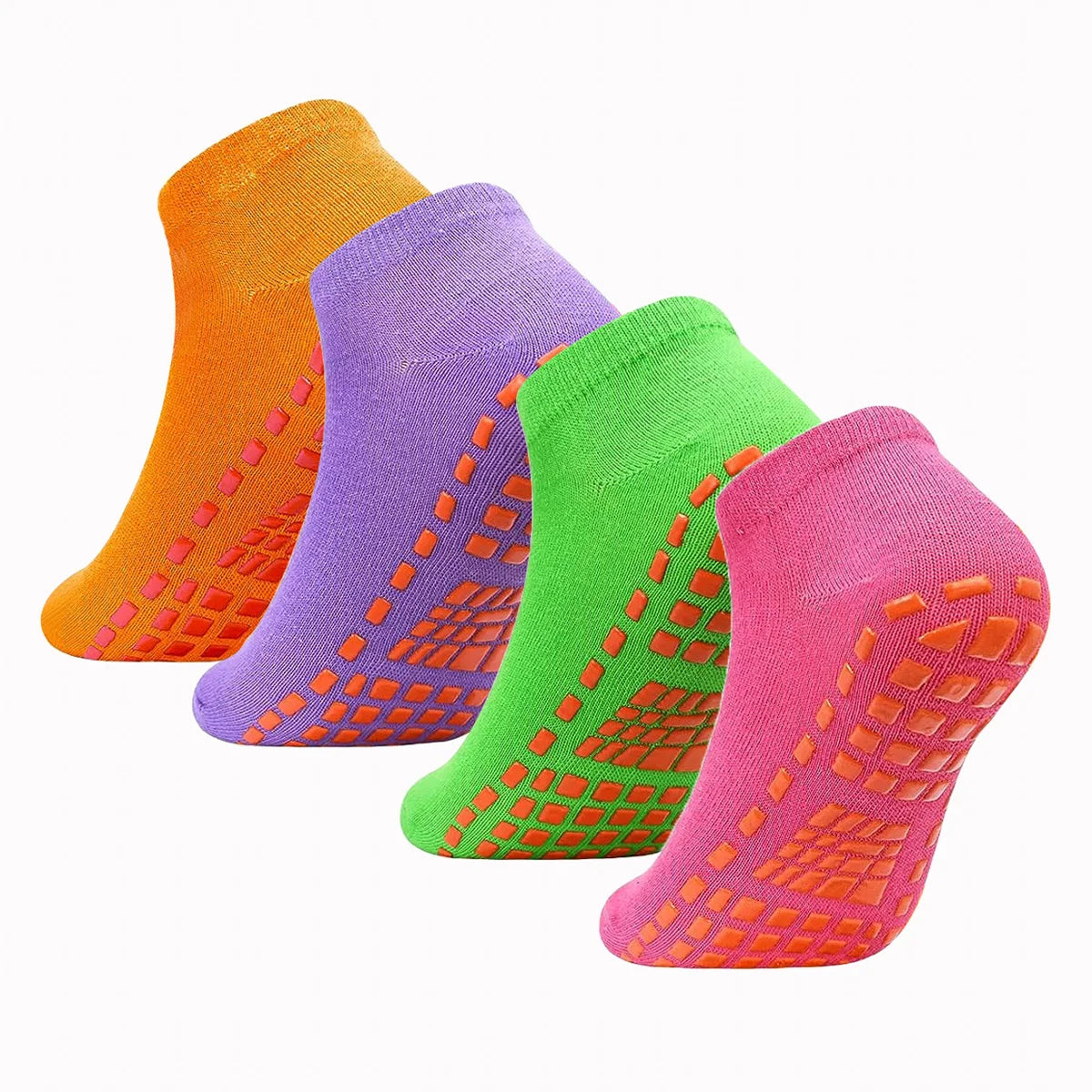 Non Slip Silicone Grip Socks For Yoga Pilates Indoor Sports