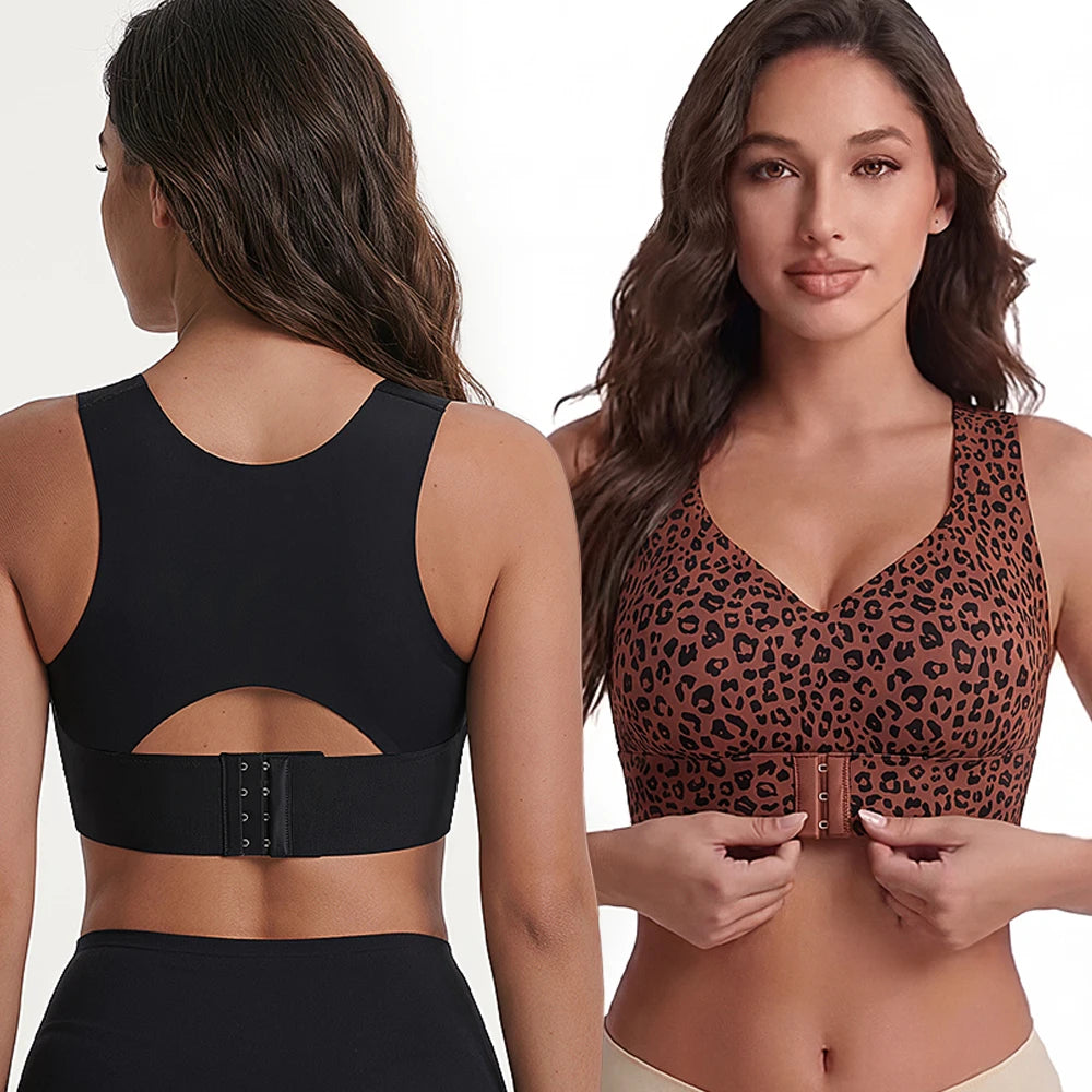 Breathable Jelly Sports Bra With Posture Support For Yoga