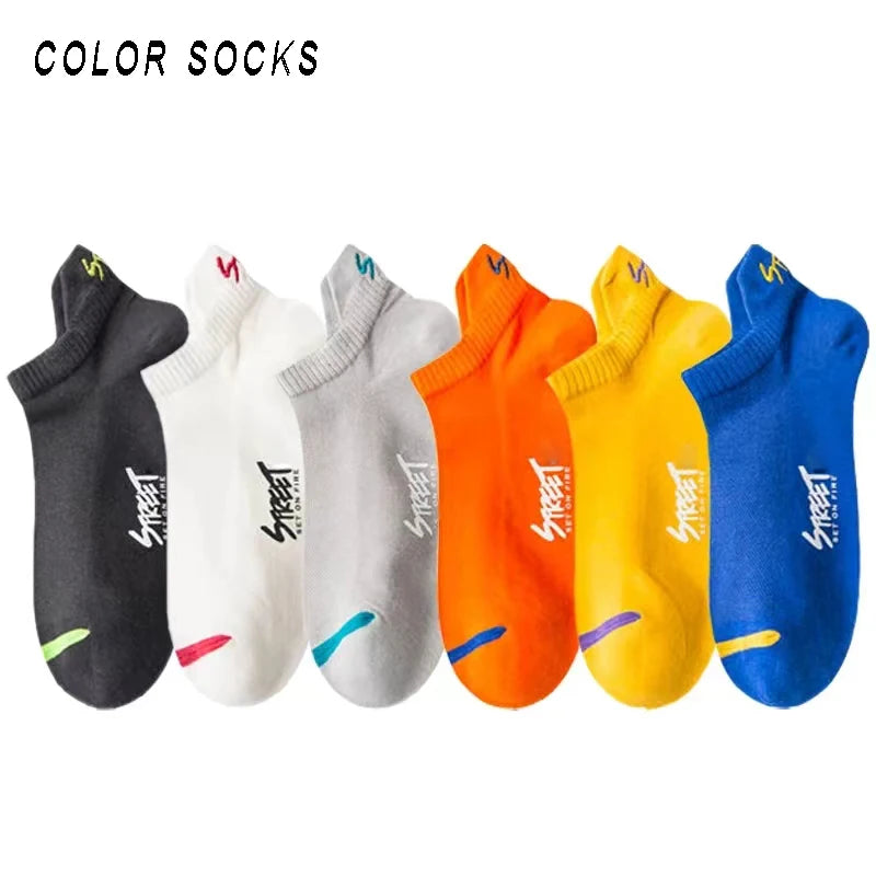 Breathable Mesh Ankle Socks Unisex Running Sports For Men Women