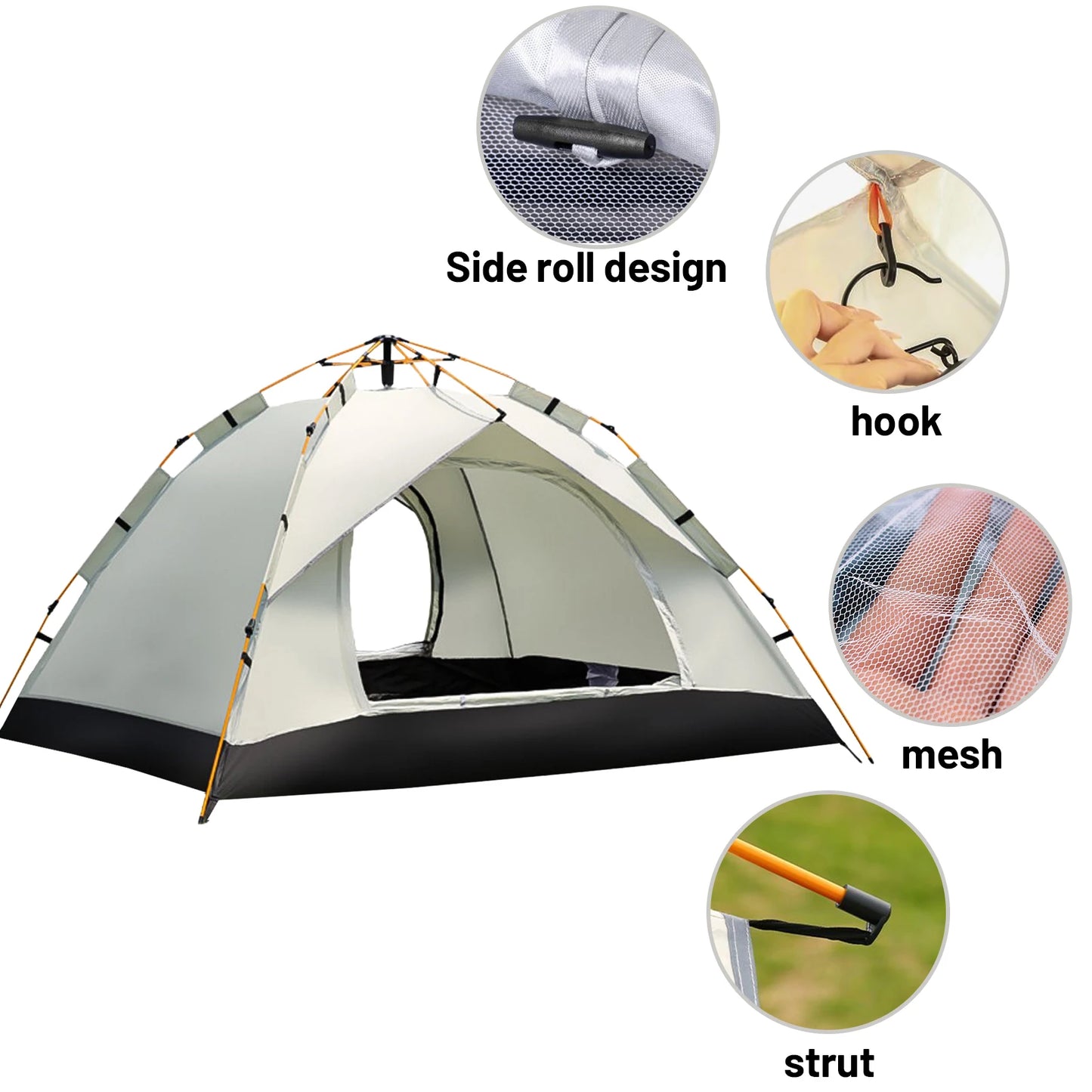 Pakicetus AutoPop Shelter Instant Sun And Rain Tent