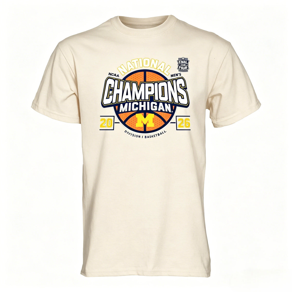Michigan Wolverines Basketball National Championship Graphic T Shirt for Fans
