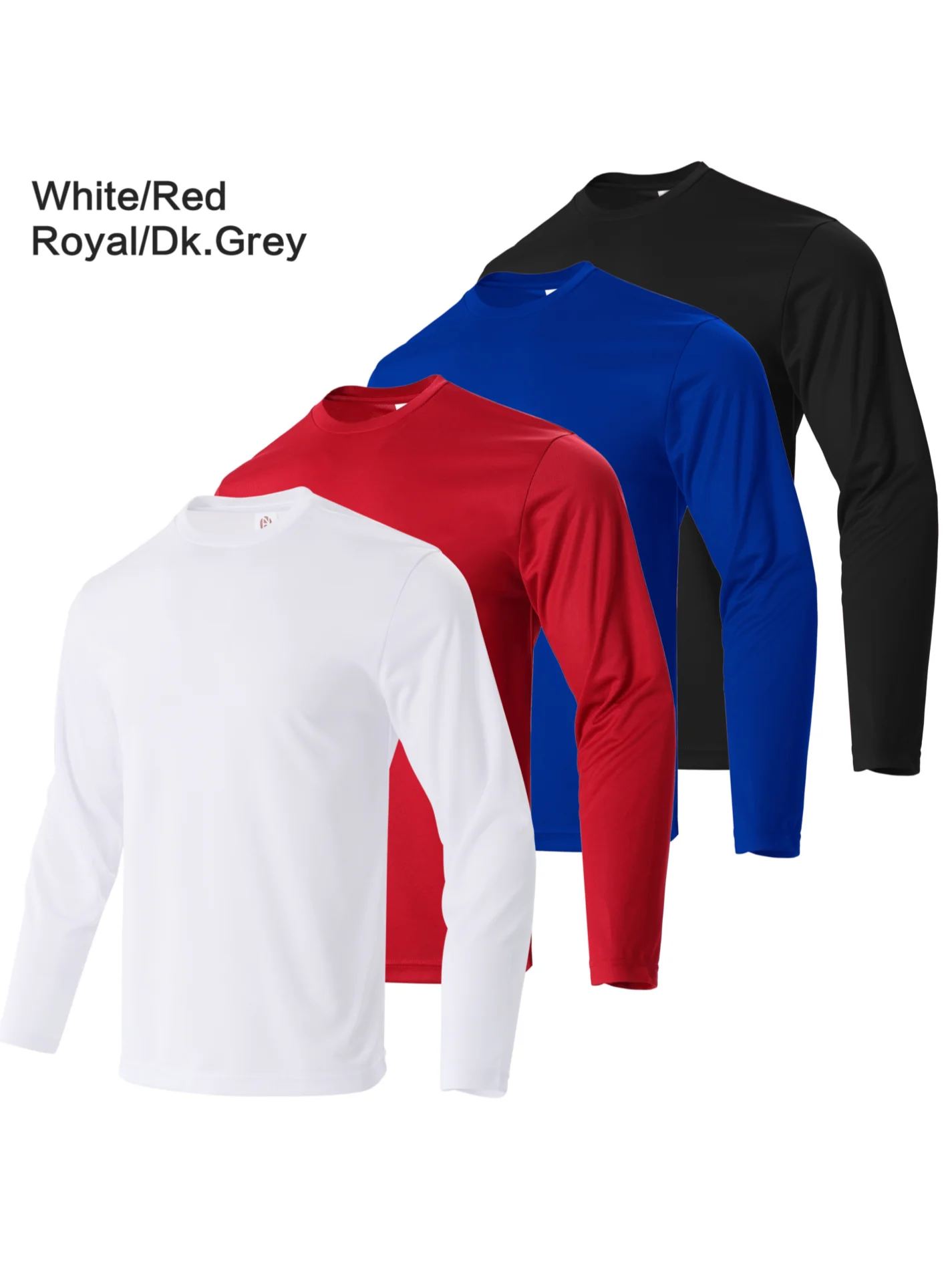Mens Quick Dry Long Sleeve Sports T Shirt For Running