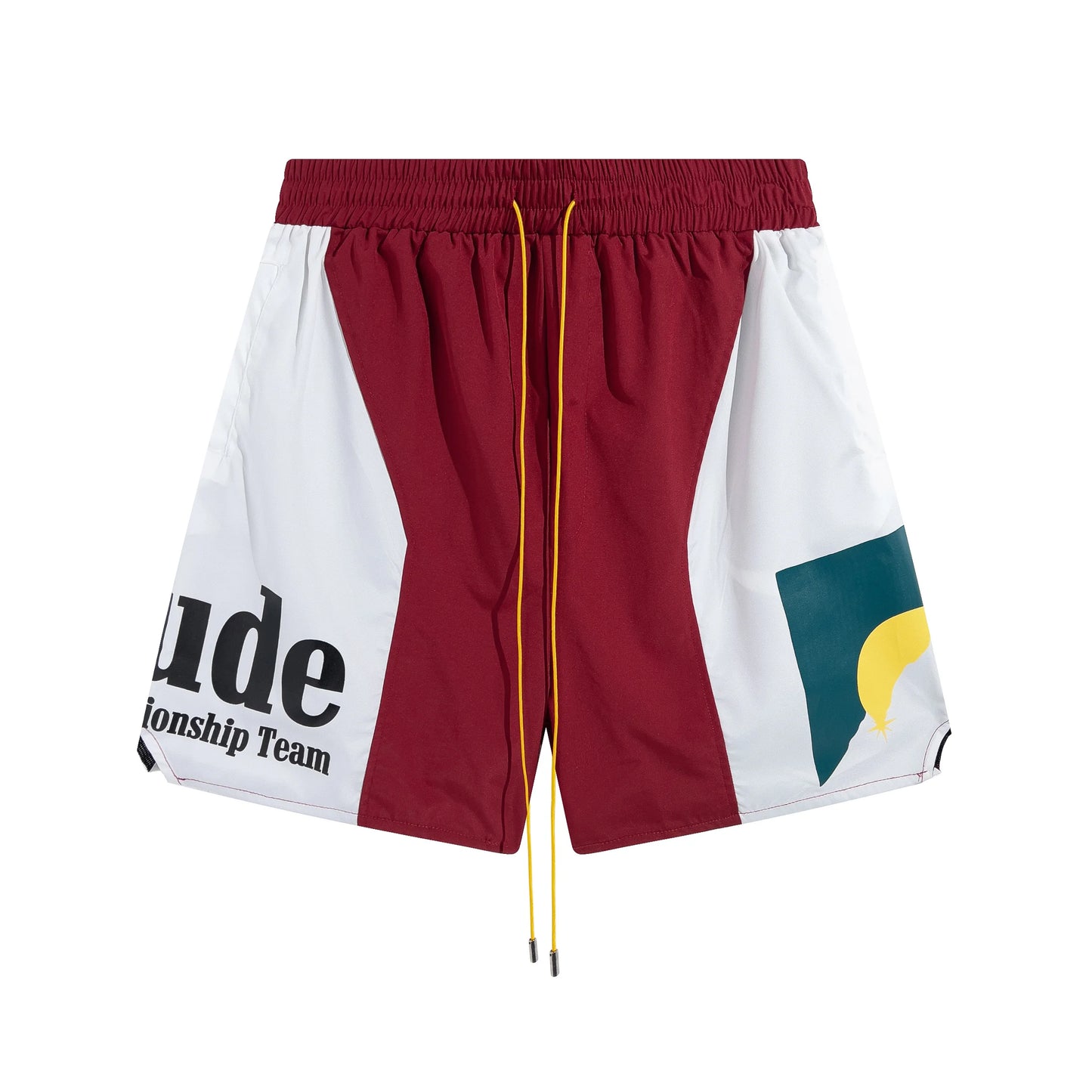 2026 Rhude High Street Trend Casual Shorts Men Woman Letter Print Loose Breathable Light Quick Drying Rhude Sports Shorts