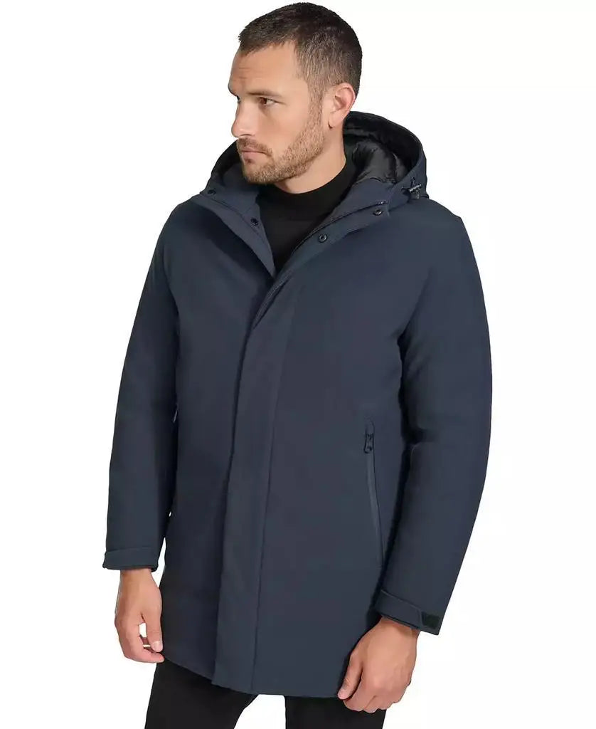 Calvin Klein Men's Waterproof Hooded Running Jacket Outdoor Sportswear for Active Flexibility Comfortable Fit