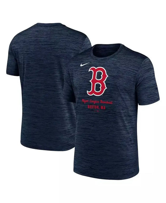 Nike Men's Navy Boston Red Sox Velocity Performance Dri-Fit T-Shirt