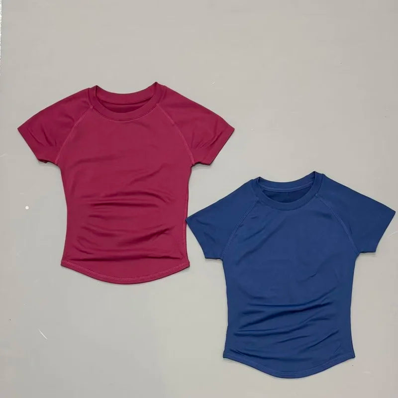 Women Breathable Sports T Shirt For Gym Yoga Running Workouts