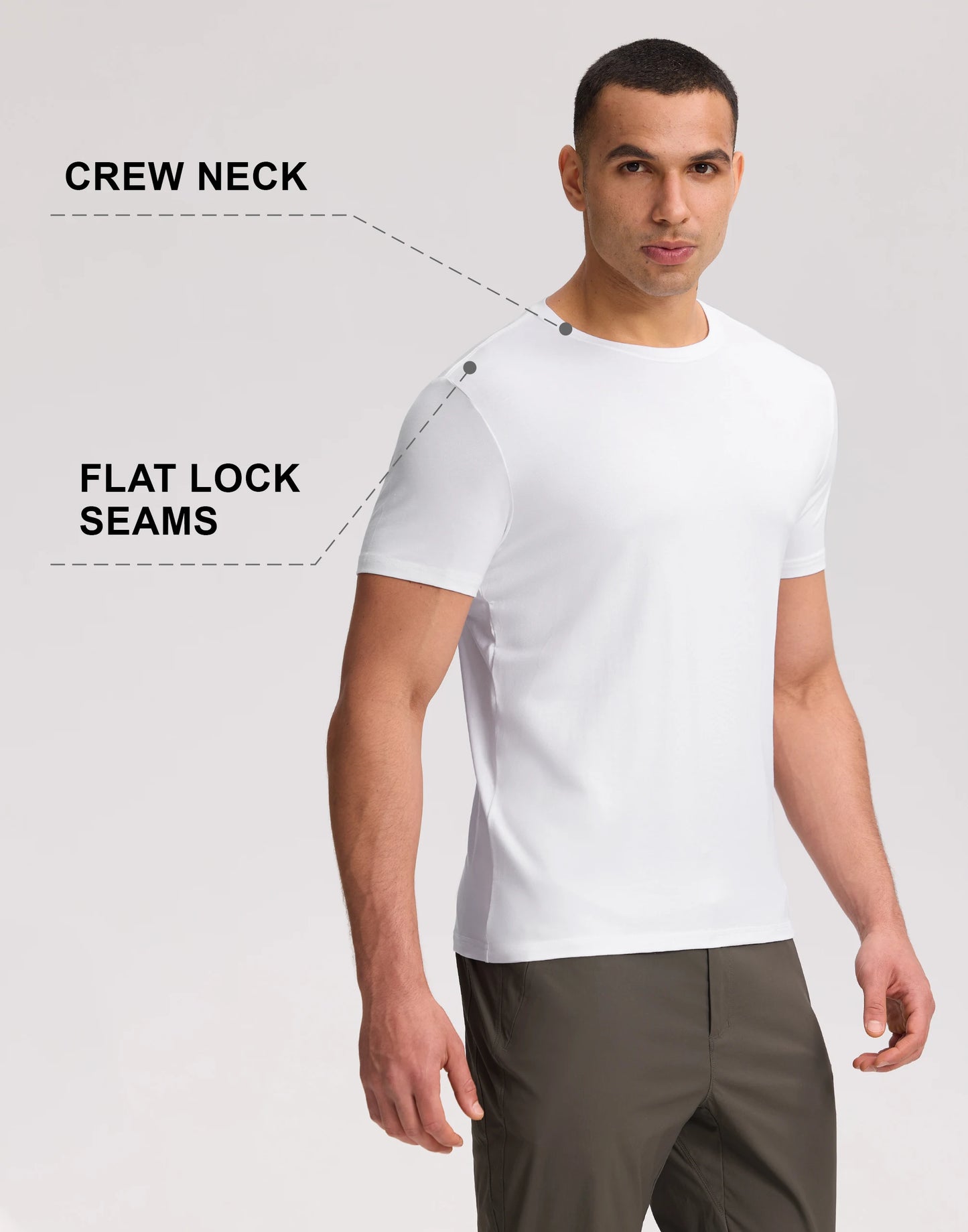 Pioneer Camp Men's Bamboo Viscose Tee Shirt Crew Neck