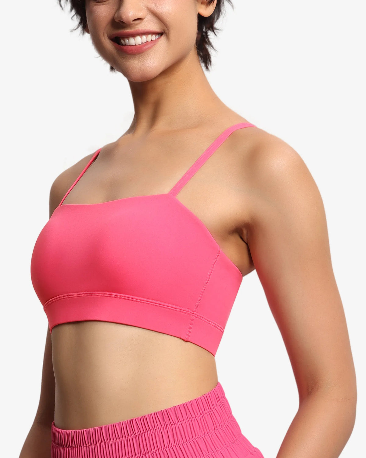 The Gym People Women Adjustable Wirefree Sports Bra With Pads