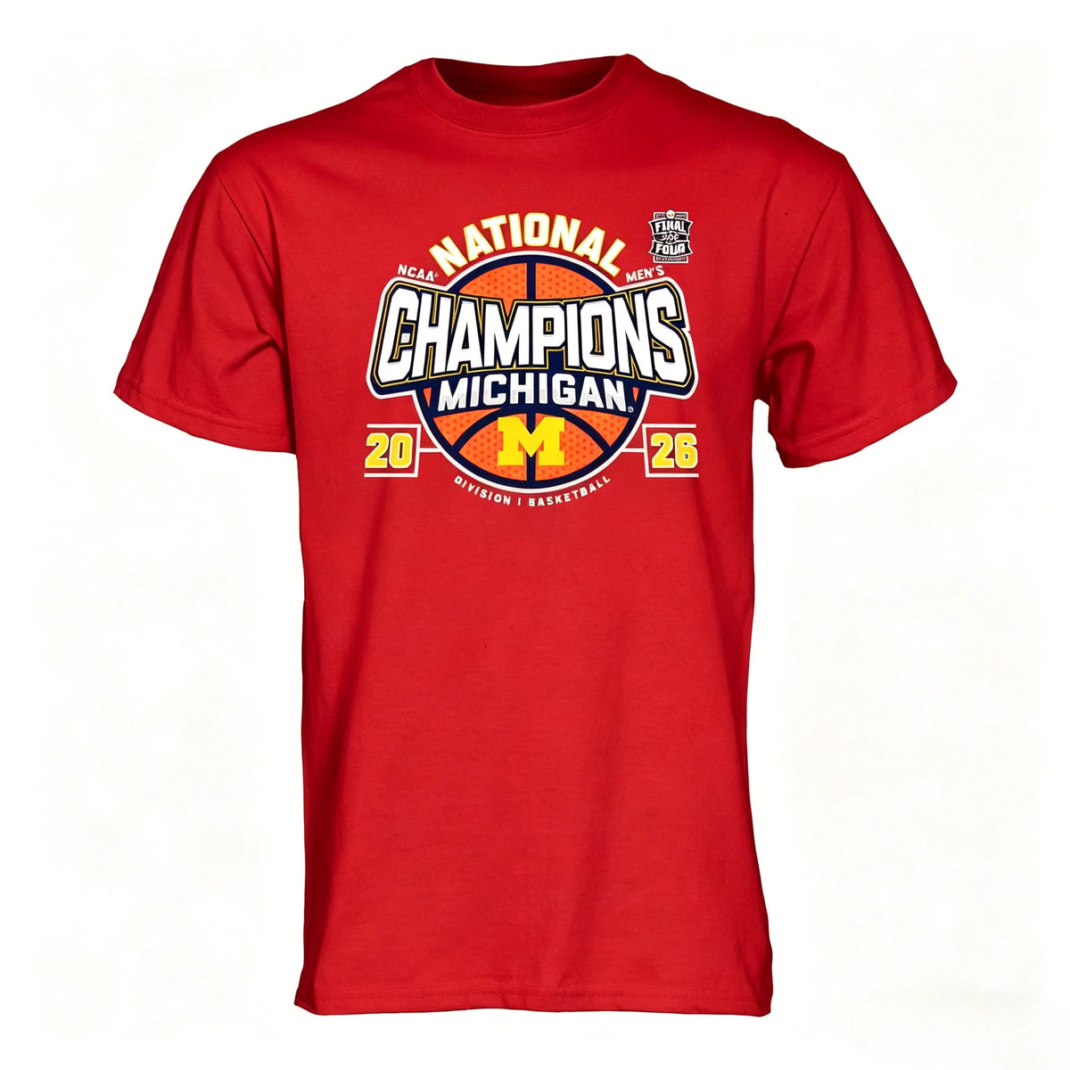 Michigan Wolverines Basketball National Championship Graphic T Shirt for Fans