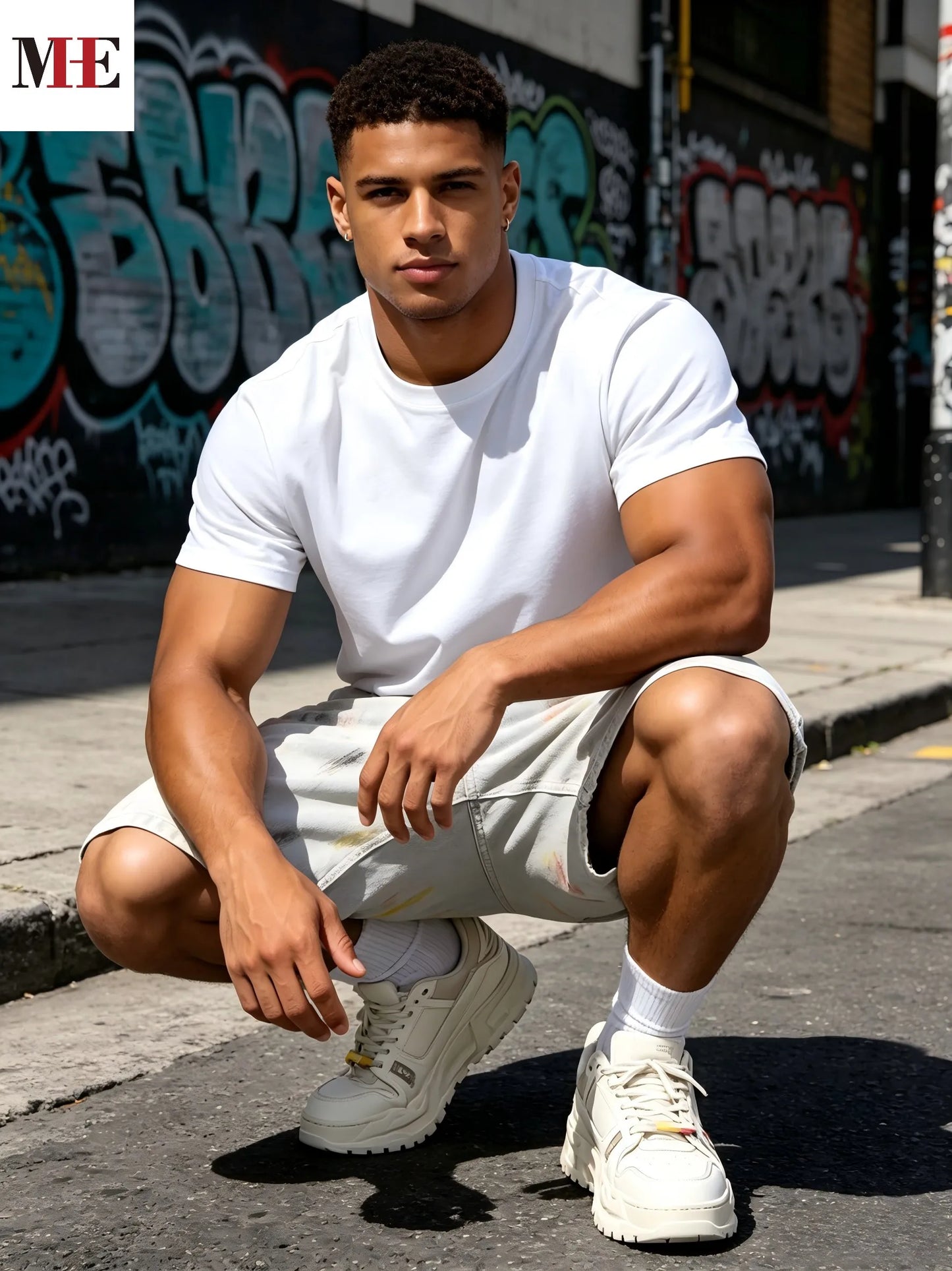 HME Men's Everyday Shorts With Drawstring Waist For Casual Wear