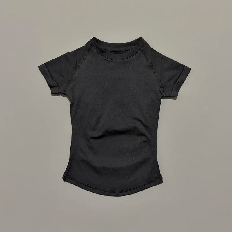 Women Breathable Sports T Shirt For Gym Yoga Running Workouts