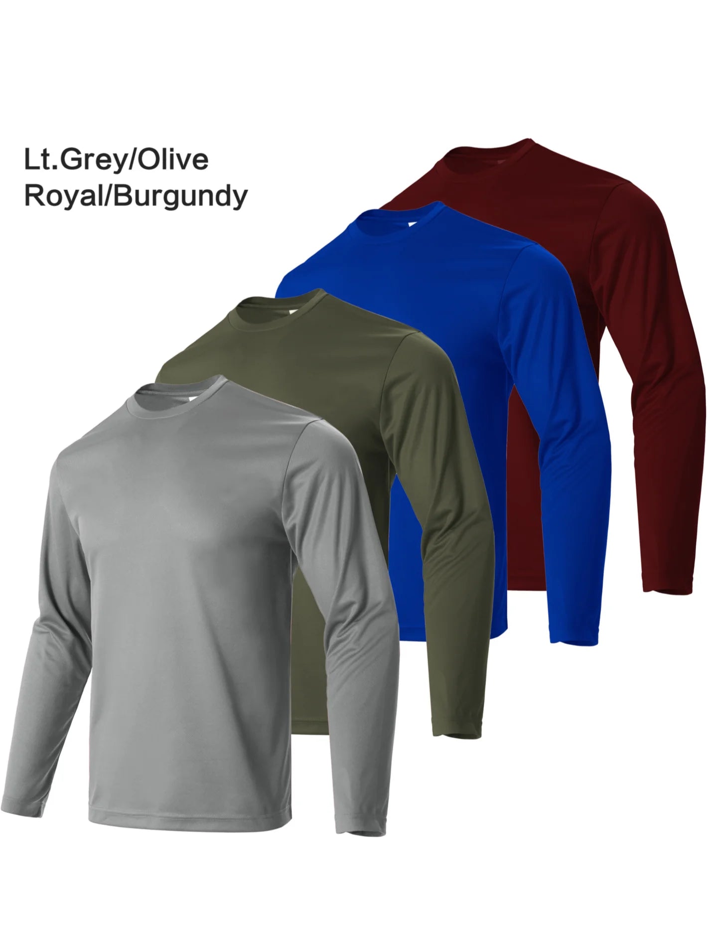 Mens Quick Dry Long Sleeve Sports T Shirt For Running