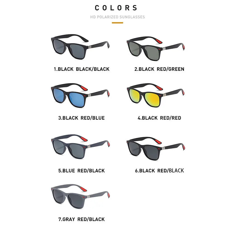 Night Vision Sunglasses Polarized PC Frame Outdoor Driving Glasses
