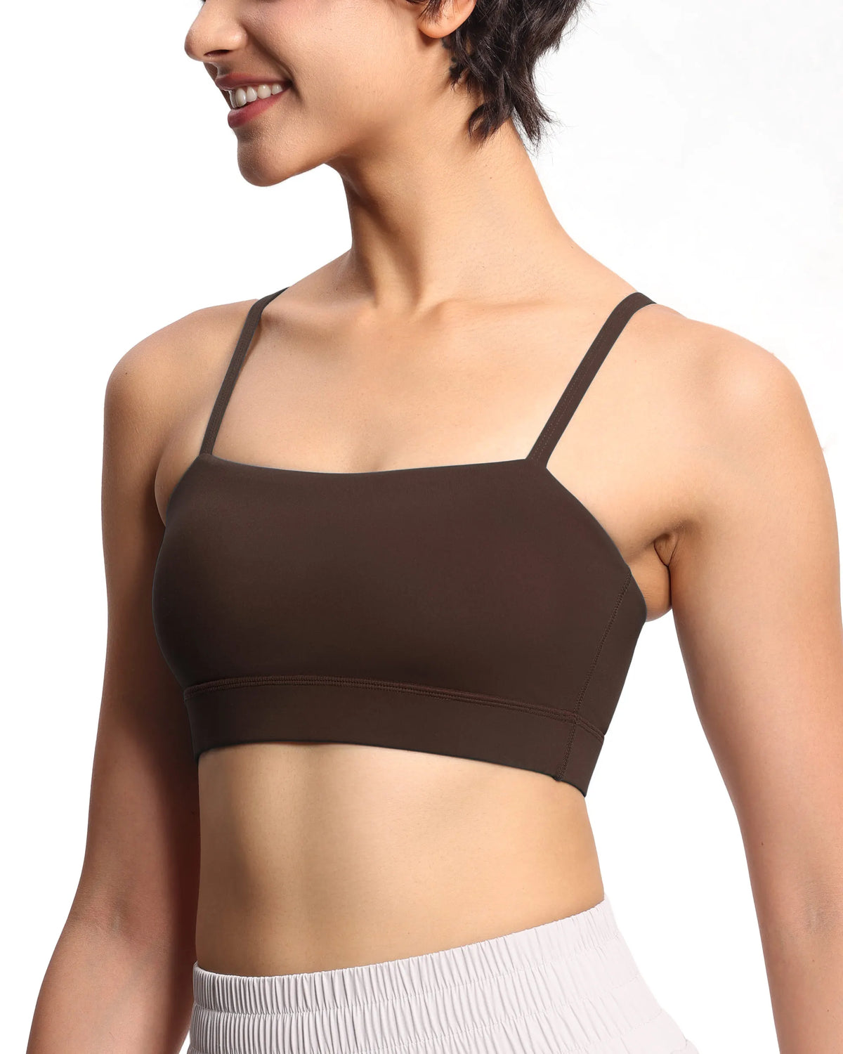 The Gym People Women Adjustable Wirefree Sports Bra With Pads