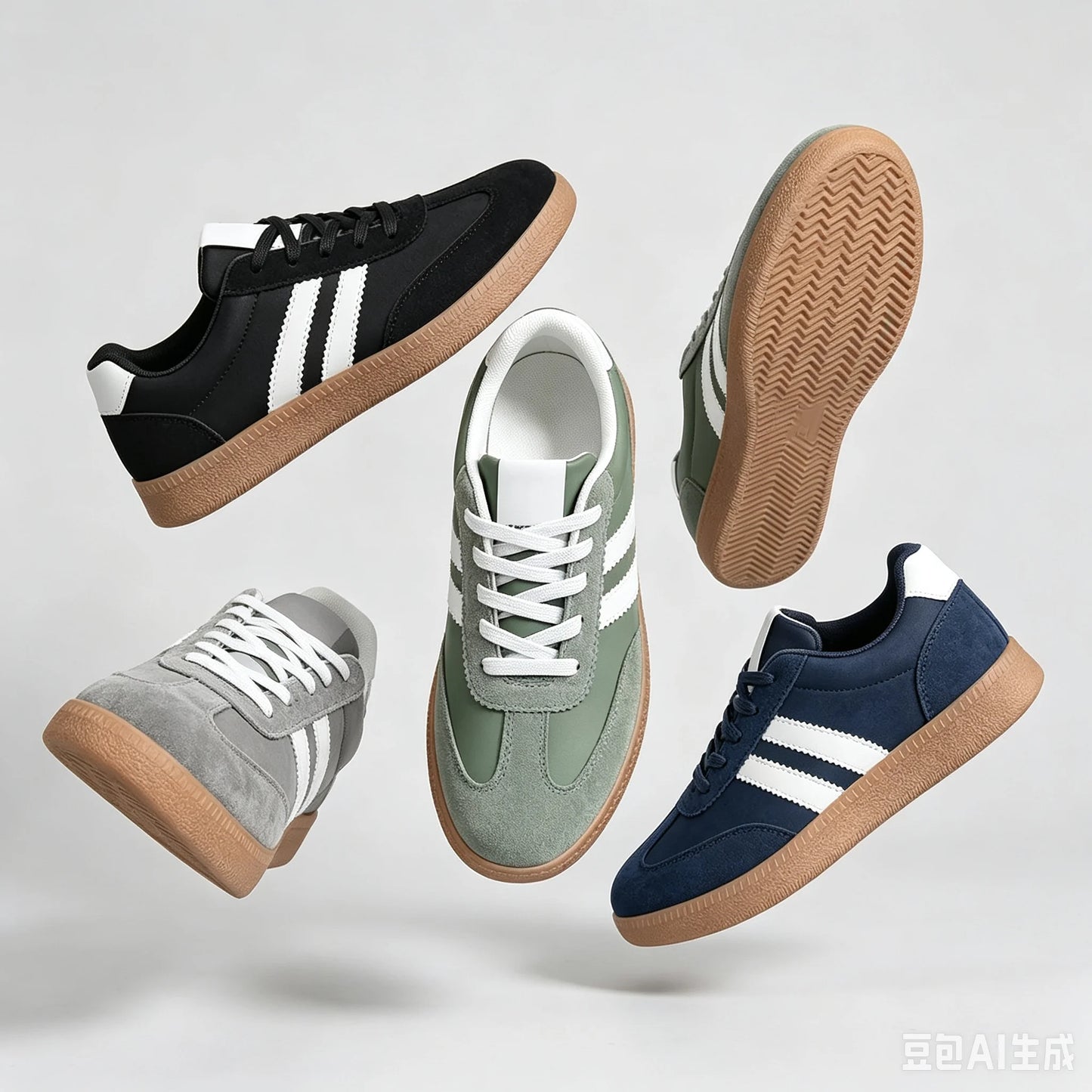 Women's Retro Lace Up Sneakers Lightweight Casual Walking Shoes