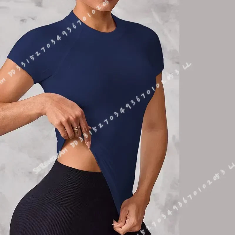 Women's Breathable Quick Dry Athletic Sports Top For Running Yoga