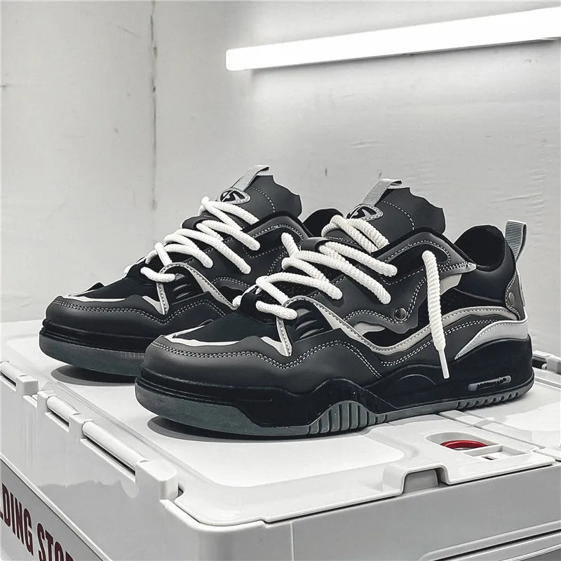 Men's Casual Retro Platform Shoes For All Seasons Daily Wear