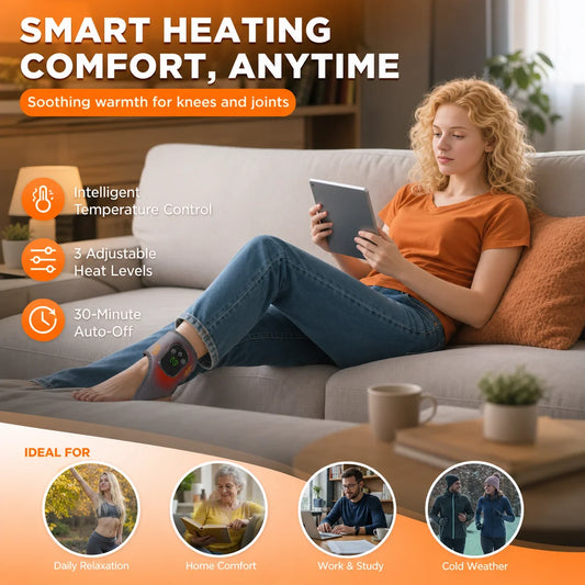 Hailicare Electric Ankle Brace With Heat And Vibration