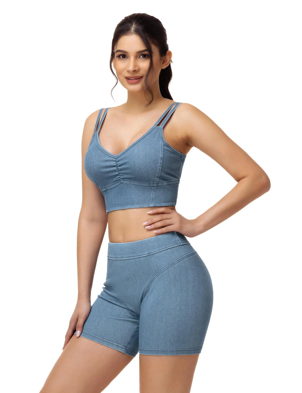 THE GYM PEOPLE Women's Wireless Sports Bra With Removable Pads