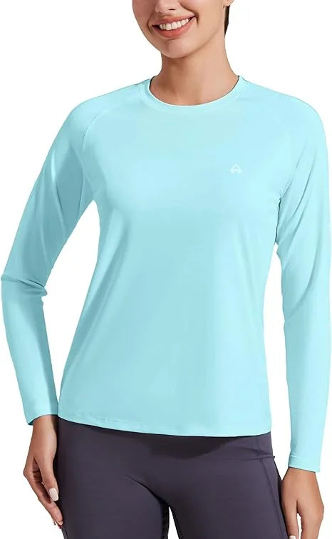 Pioneer Camp Women UPF 50 Long Sleeve Hiking Shirt Quick Dry
