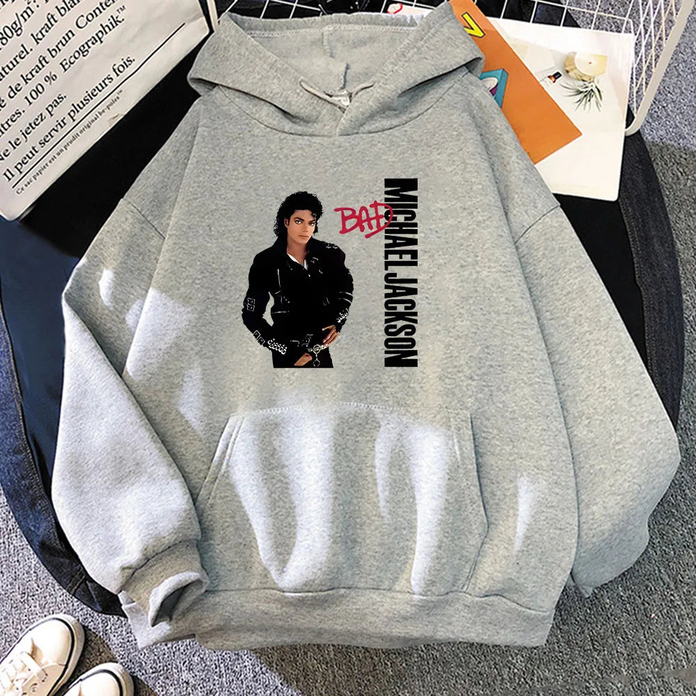 Michael Jackson Graphic Hoodie Unisex Long Sleeve Sweatshirt