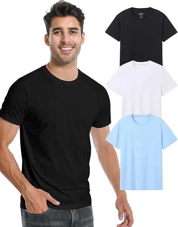Pioneer Camp Men's Bamboo Viscose Tee Shirt Crew Neck