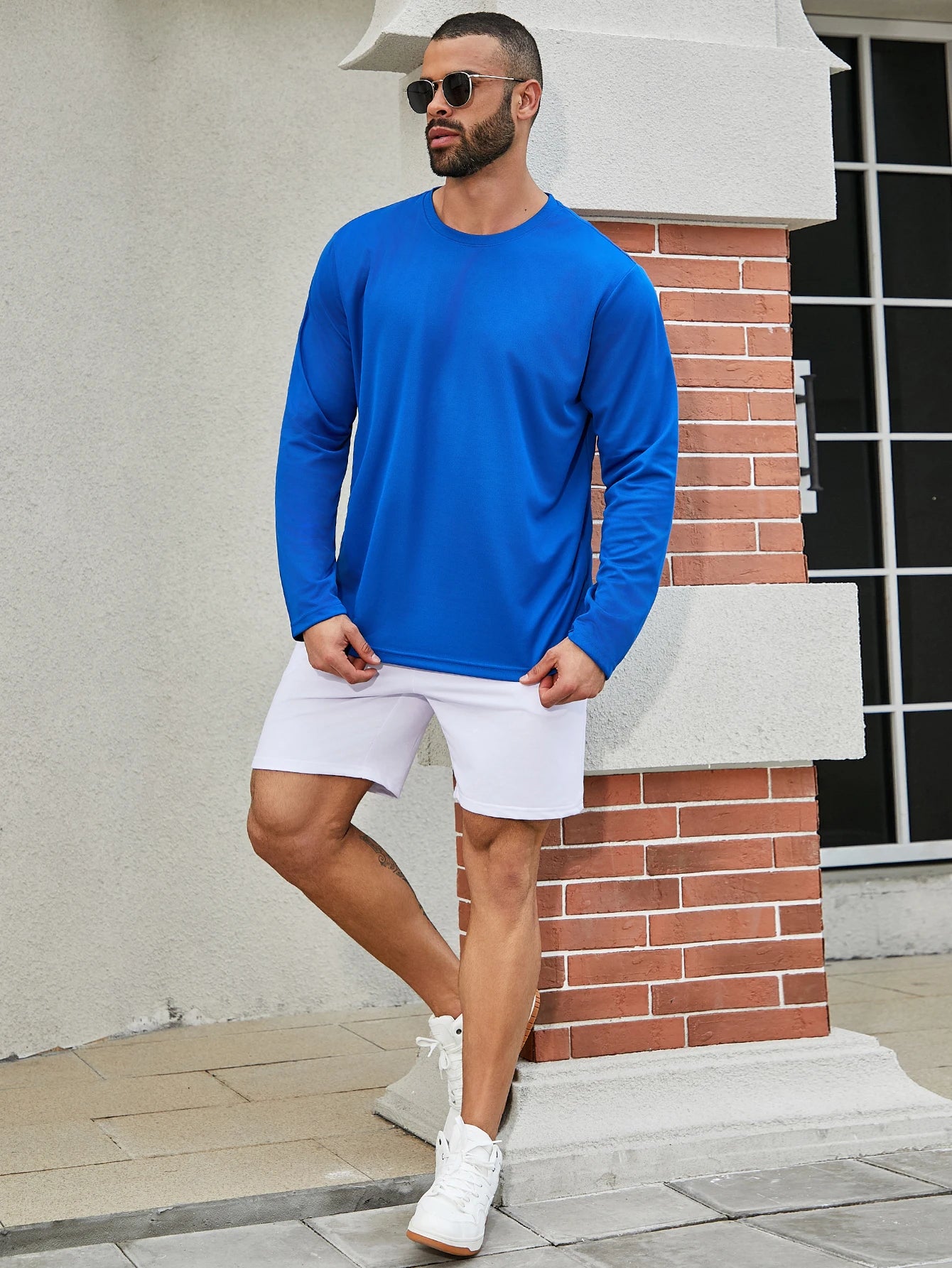 Men Quick Dry Long Sleeve T Shirt Pack MoistureWicking Breathable
