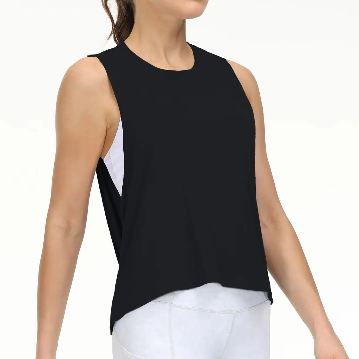 THE GYM PEOPLE Women's Cross Back Workout Yoga Tank Top
